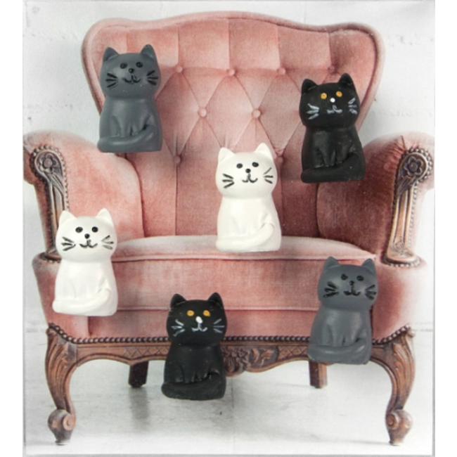 Koelkast Magneetjes - Katten, 6 st