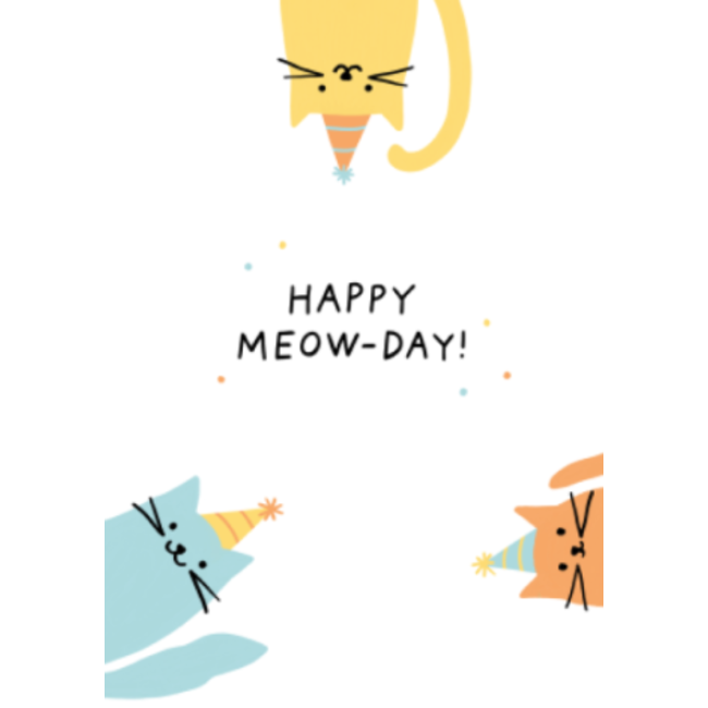 Happy Meow Day! - Double Card with Envelope