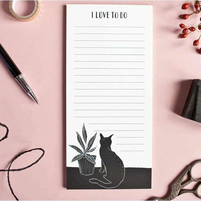 Katja Rub - Cat and Plant, Notepad