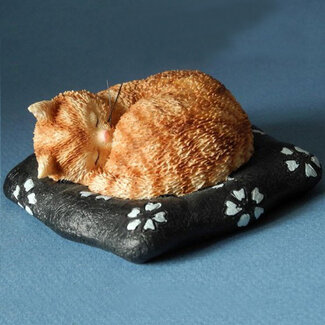 Parastone UKI Kuniyoshi - Netsuki Cat, Sculpture 4 cm