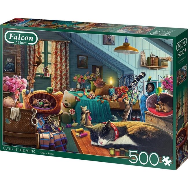 Olga's Studio - Cats in the Attic, Puzzle 500 pieces