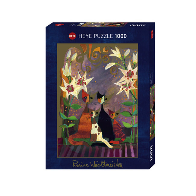 Heye Rosina Wachtmeister - Lillies, Puzzle 1000 pieces