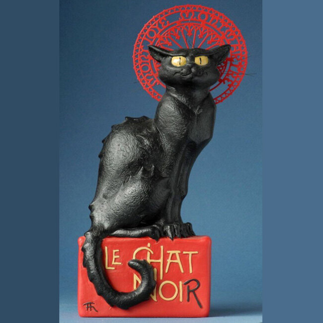 Steinlen - Le Chat Noir, Beeld 21 cm