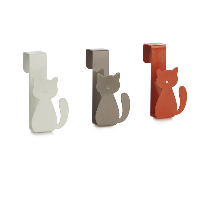 Balvi Drawer Hook Meow! Set of 3