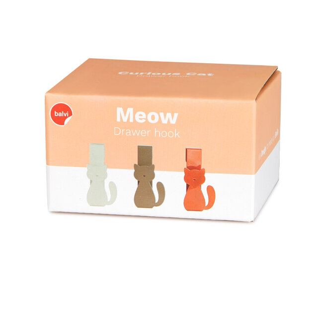 Lade Haak Meow! Set van 3