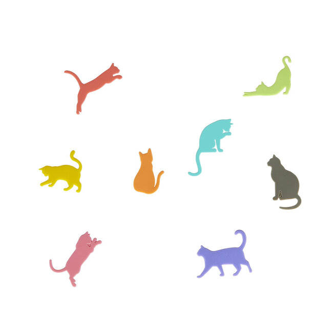 Sticky Cats - Herbruikbare Glas Markers