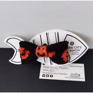 Wool & Water Wool & Whiskers - Cat Bowtie, Halloween