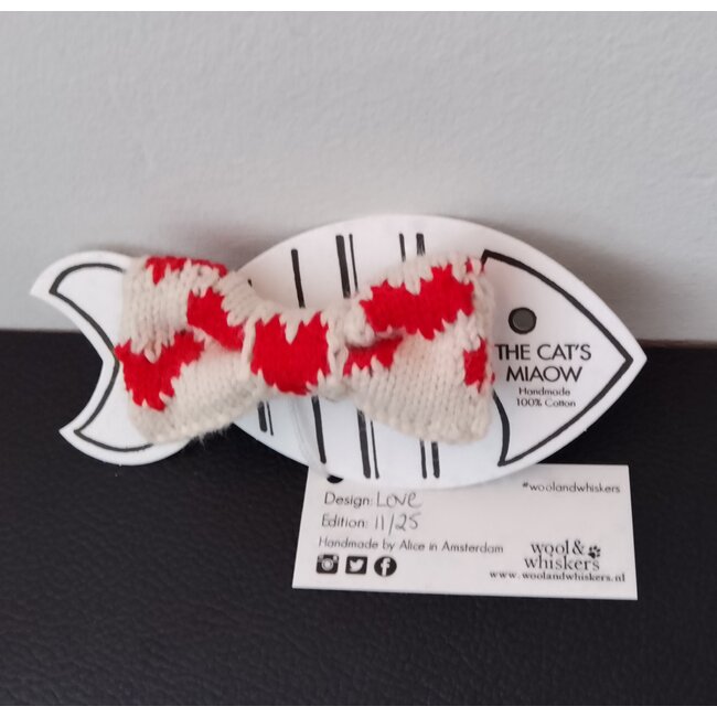 Wool & Whiskers - Cat Bowtie, Love
