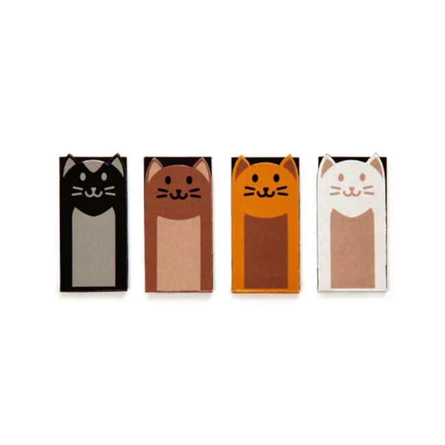 Magnetic Bookmarks - Cats, 4 pcs