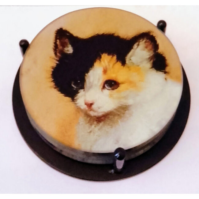 Ronner Knip - Glazen Kat Coasters