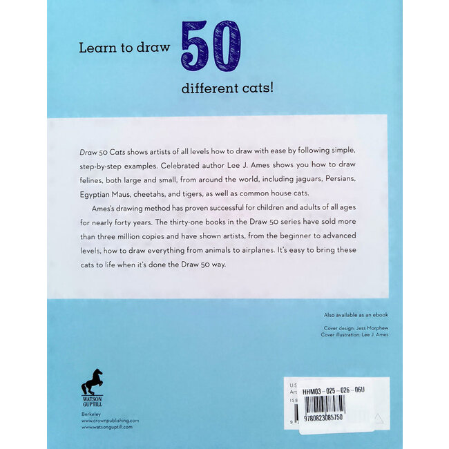 Draw 50 Cats, The Step-by-Step Way To Draw