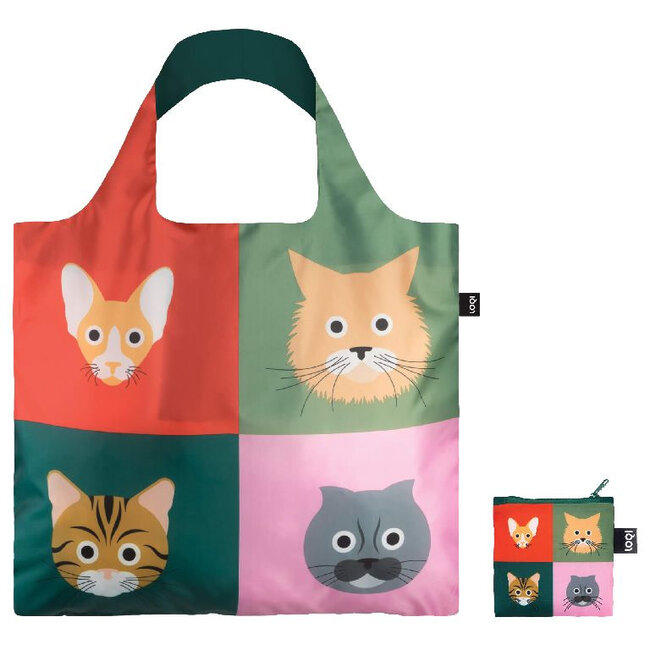 LOQI - Katten Recycled Tas