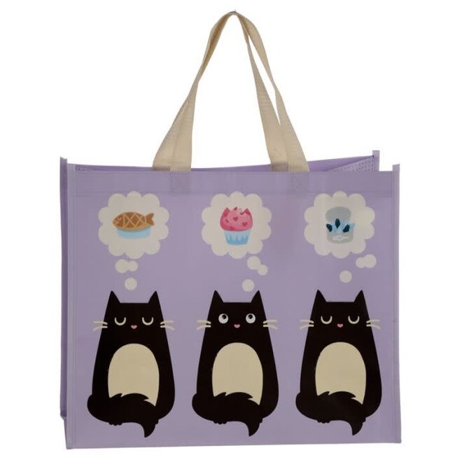 Feline Fine - Katten & Cupcakes, Shopper Tas