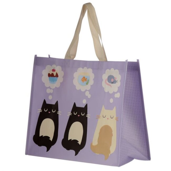 Feline Fine - Katten & Cupcakes, Shopper Tas