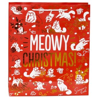 Puckator Simon's Cat - Meowy Christmas! Geschenktas Groot