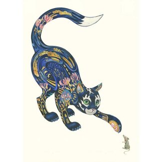 Daniel Mackie - Cat and Mouse, Double Card with Envelope