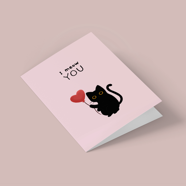 I Meow You - Double Card with Envelope