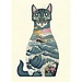 Daniel Mackie - Ships Cat, Dubbele Kaart met Enveloppe