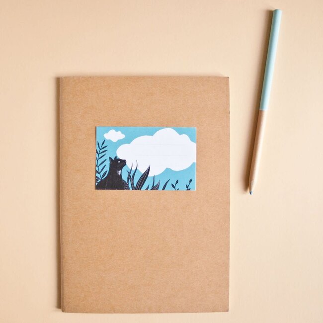 Katja Rub - Cat Sticker Labels, 10 pieces