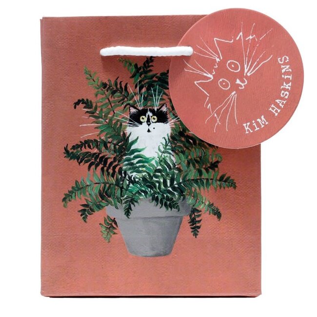 Kim Haskins - Cat in Fern, Giftbag Small