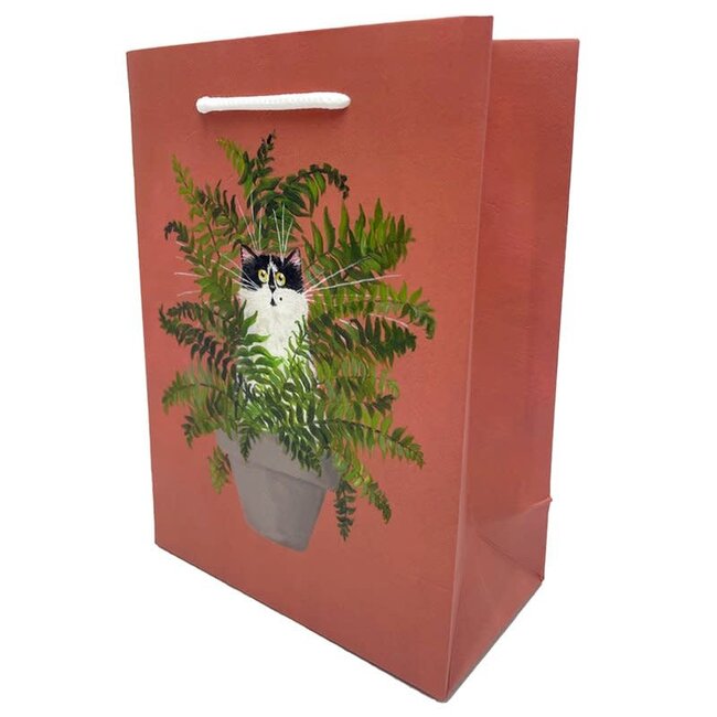 Kim Haskins - Cat in Fern, Giftbag Medium