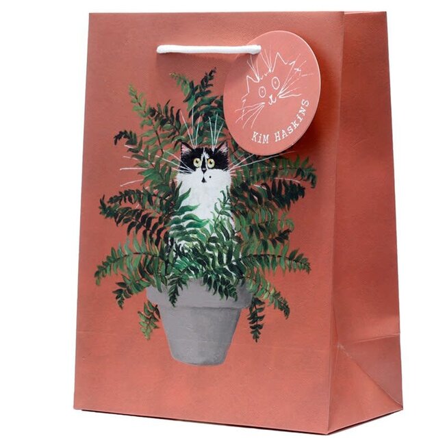 Kim Haskins - Cat in Fern, Giftbag Medium