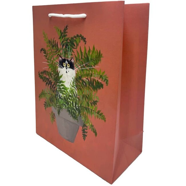 Kim Haskins - Cat in Fern, Giftbag Large