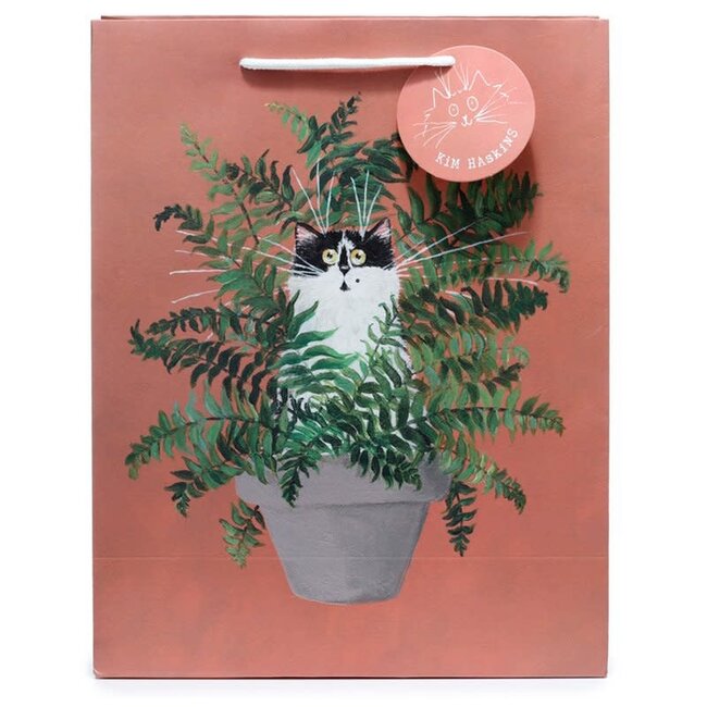 Kim Haskins - Cat in Fern, Giftbag Large