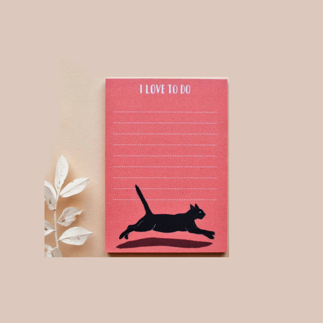 Katja Rub - Jumping Cat, Notepad