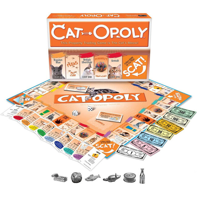 Late for the Sky Cat-Opoly - Monopoly voor Katten Liefhebbers