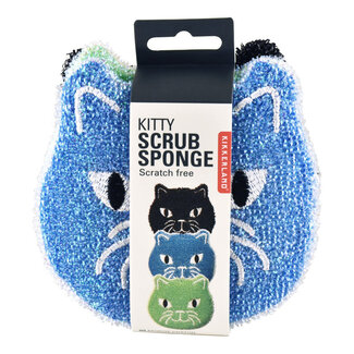 Kikkerland Cat Sponges - Set 3 pieces