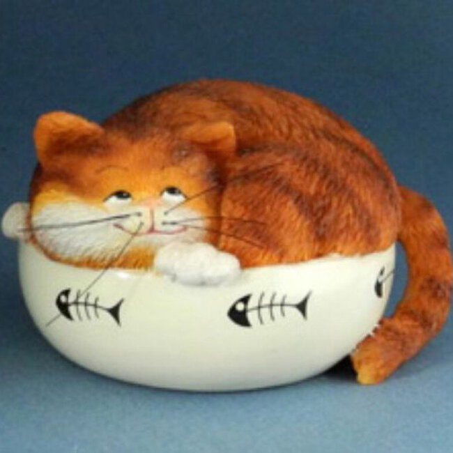 Nine Lives - Fat Cat, Beeldje 4 cm