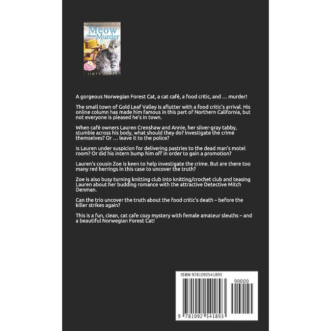 Meow Means Murder - A Norwegian Forest Cat Café Cozy Mystery