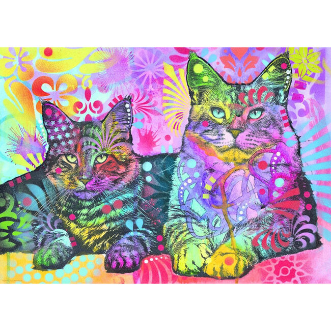 Jolly Pets - Devoted 2 Cats, Puzzle 1000 pieces
