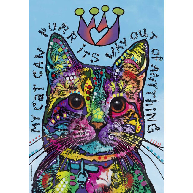 Jolly Pets - My Cat Can Purr it's Way out of Anything, Puzzle 500 pieces