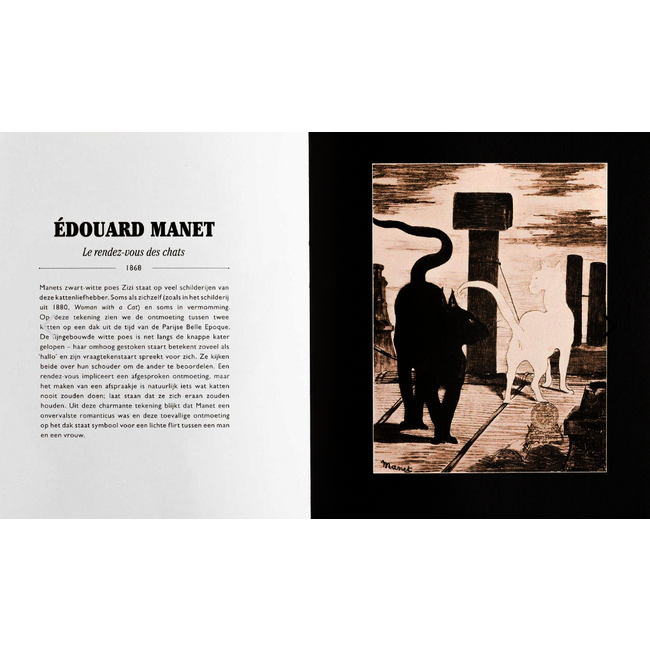 Katten in Kunstwerken