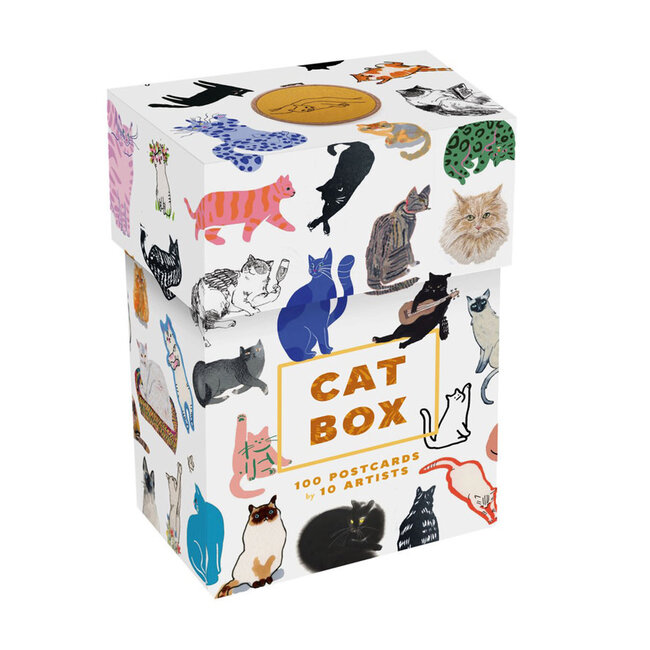 Cat Box - 100 Postcards from 10 Artists