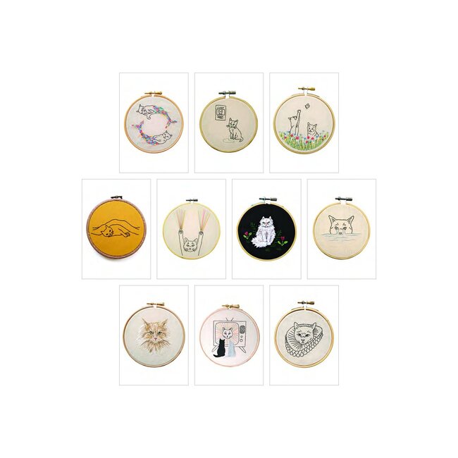 Cat Box - 100 Ansichtkaarten van 10 Artiesten