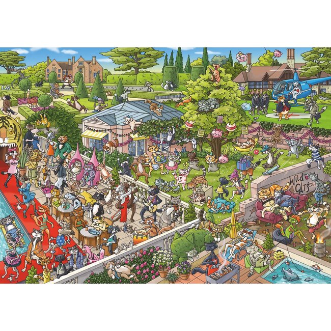 Tanck - Party Cats, Puzzle 1000 pieces