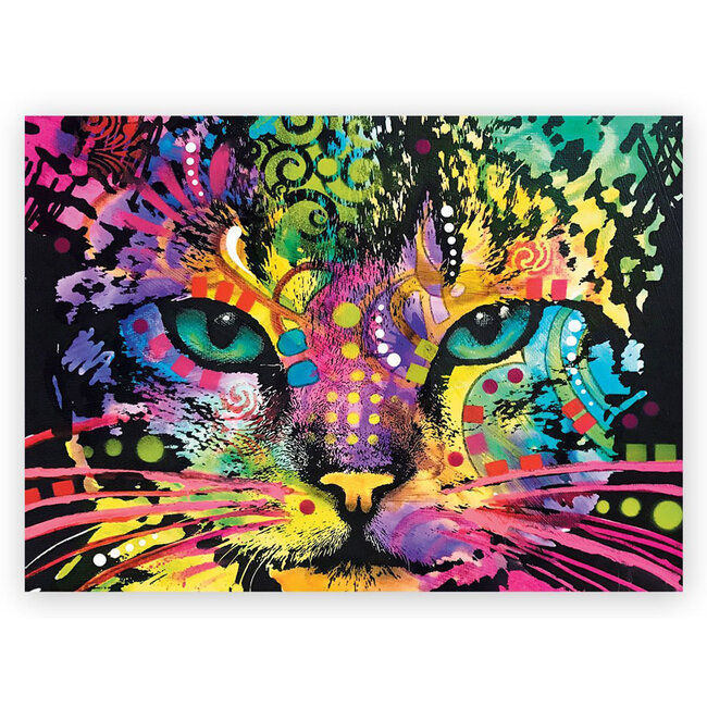 Colourful Cat - Wooden Puzzle, 1000 pieces