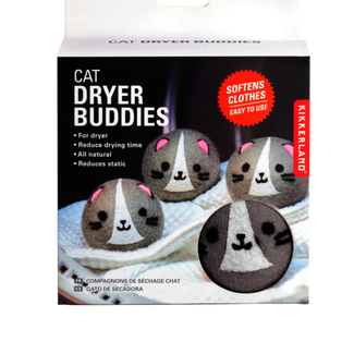 Kikkerland Cat Dryer Buddies - Wool Dryer Balls