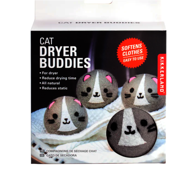 Cat Dryer Buddies - Wool Dryer Balls
