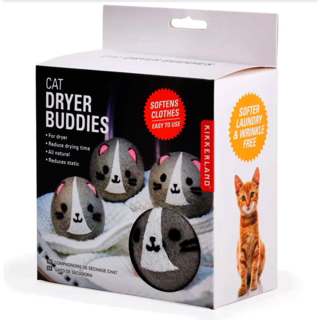Cat Dryer Buddies - Wool Dryer Balls