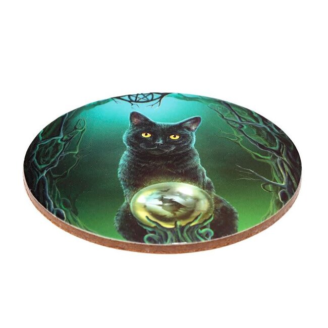 Lisa Parker - Magic Cat Coasters, 4 pieces