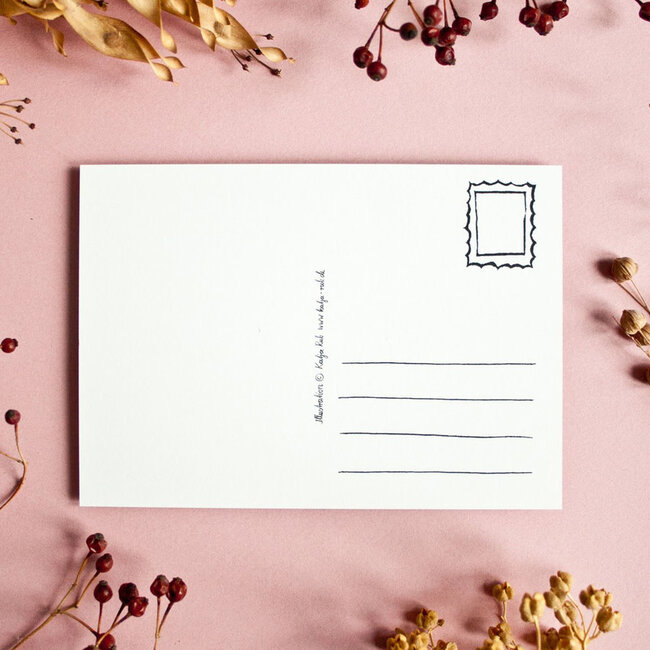 Katja Rub - Happy Birthday Cat, Postcard 10.5 x 14.8 cm