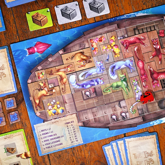 The Isle of Cats - strategic Board game