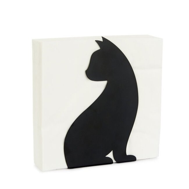 Servethouder - Feline Zwart