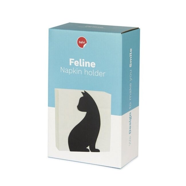 Servethouder - Feline Zwart