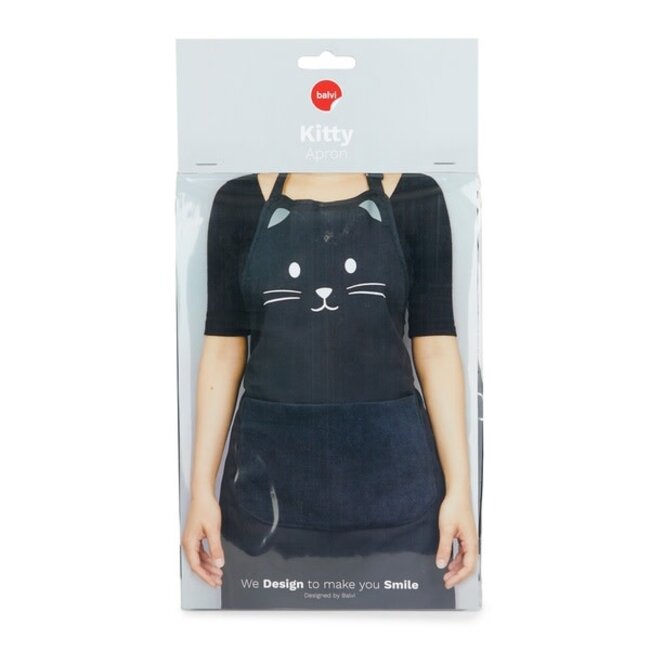 Kitty Black - Apron with Pocket