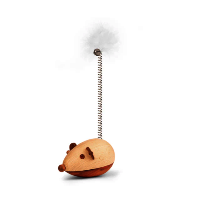 Wooden Cat Toy - Mouse